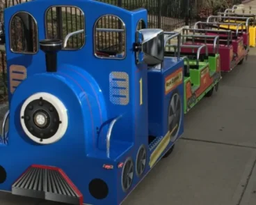 The trackless train you will receive, part of the Trackless Train Rental offered by Mike's Trackless Trains